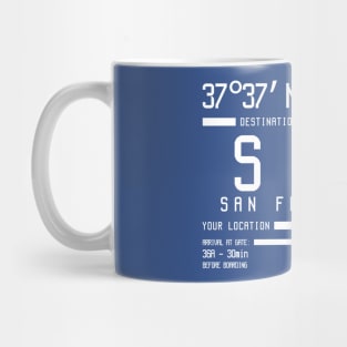 San Francisco International Airport SFO Mug